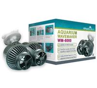 allpondsolutions Aquarium Marine Wave Maker Fish Tank Powerhead Circulation Pump 6000L/H - Powerful Clip on Glass Suction Attachment