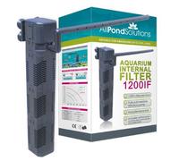 allpondsolutions Fish Tank Filter, 1200IF Internal Aquarium Water Filter for Small Coldwater or Tropical Aquariums for Tanks Up to 250 Litres - Include Spray Bar and Venturi to add Oxygen
