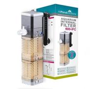 allpondsolutions Fish Tank Filter, 600-IFC Clear Internal Aquarium Submersible Water Filter for Small Coldwater or Tropical Aquariums for Tanks Up to 110 Litres - Include Flow Adjuster