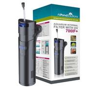 AllPondSolutions Fish Tank Filter, 700IF+ 9w UV Steriliser Internal Aquarium Water Filter for Small Coldwater or Tropical Aquariums for Tanks Up to 35 Litres - All in One 150L
