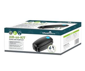 AllPondSolutions Outdoor Koi Fish Pond Air Pump Kit with Air Stone Included, Air Hose, Return Valve 5 Litre Minute Flow Rate