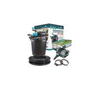 AllPondSolutions PFC-5000-KIT 5000L Pressurised Pond Filter Kit with AquaECO 3000 Pump, Built-in UV and Easy-Clean Head