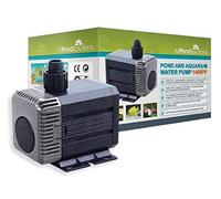 AllPondSolutions Pond Pump 1400 L/H, Fully Submersible - Garden Fish Waterfall Pump 2-4mm Solids Handling.