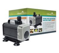AllPondSolutions Pond Pump 3000 L/H, Fully Submersible - Garden Fish Waterfall Pump 2-4mm Solids Handling.