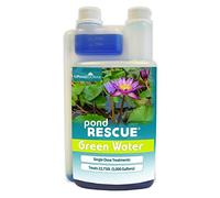AllPondSolutions Pond Rescue Green Water Treatment 1 Litre - Algae Control for Clear Pond Water, Koi & Fish Safe (Treats up to 22,750L)