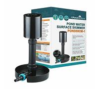 allpondsolutions Pond Skimmer Standing Adjustable Koi Fish Pond Water Surface Skimmer Removes Leaves/Debris