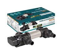 allpondsolutions Stainless Steel Aquarium & Pond 18w UV Light Steriliser | SSUV-18 Pond & Fish Tank Clarifier - Helps Remove Algae and Greenwater