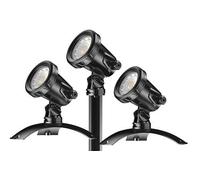 allpondsolutions Underwater Pond and Garden GPL-LED-3 LED Waterproof Lights with Adjustable Features and Multi-Functional Base- Set of 3