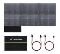 ALLPOWERS 600W Portable Solar Panel, 44V Lightweight SP039 Foldable Solar Charger for Portable Power Station, 23.5% High Efficiency IP67 Waterproof, for PRV, Camping, Home, Off Grid