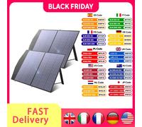 ALLPOWERS Foldable and Portable Solar Panel 100 / 200W Solar Battery Charger，Outdoor Emergency Backup Power for Powerstation etc 2 X 100W Solarpanel