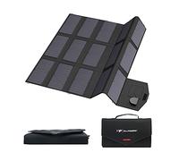 ALLPOWERS Foldable Portable Solar Panel 100W (Dual 5v USB with 18v DC Output) Monocrystalline Solar Charger for Laptop Tablet Notebook Solar Generator 12v Car Boat RV Battery Camping Hiking Travel