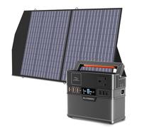 ALLPOWERS Portable Power Station 300W / 288Wh Solar Generator Camping Generator with 1x100W Foldable Solar Panel Included for Outdoors Camping Travel Fishing Emergency Power Supply Backup