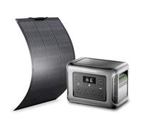 ALLPOWERS R1500 LITE 1056Wh Portable Power Station with Solar Panel 100W | LiFePO4 Battery Solar Generator, 1600W AC/100W USB-C Output, 0-80% in 40 Mins Fast Charge for Outdoor Off-Grid RV Emergency