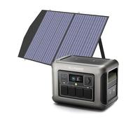 ALLPOWERS R1500 Portable Power Station + 100W Solar Panel,1152Wh LiFePO4 Battery,1800W AC/100W USB-C/Wireless Charger Output, 0-80% in 40 Min Fast Charge, Solar Generator for Outdoor Camping