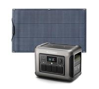 ALLPOWERS R1500 Solar Generator + 100W Solar Panel, 1152Wh LiFePO4 Battery 1800W AC/100W USB-C/Wireless Charger Output Portable Power Station, Outdoor Generator for Outdoors/Picnics/Fishing/Traveling
