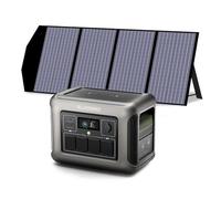 ALLPOWERS R1500 Solar Generator + 140W Solar Panel, 1152Wh LiFePO4 Battery 1800W AC/100W USB-C/Wireless Charger Output Portable Power Station, Outdoor Generator for Outdoors/Picnics/Camping/RV