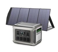 ALLPOWERS R2500 Solar Generator 2016Wh with 200W Portable Solar Panel, 4 X 2500W (4000W Surge) AC Outlets, Portable Power Station, Outdoor Generator for Home Backup Outdoors Camping RV Emergency