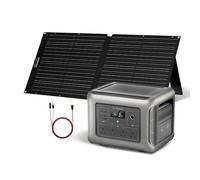 ALLPOWERS R2500 V2 2500W Portable Power Station 1920Wh w/Solar Panel 100W | Full Charge in 1 Hr, AC 2500W /100W USB-C Output Solar Generator, 1920Wh Battery for Home Backup, Power Outages, Camping, RV
