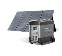 ALLPOWERS R4000 Outdoor Generator with Solar Panel 400W, 3456Wh LiFePO4 Portable Power Station, Huge 4000W AC Output, UPS Solar Generator For Home Backup RV Travel Outdoor Camping
