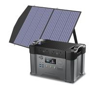 ALLPOWERS S2000 PRO Portable Power Station with 1x 100W Foldable Solar Panel, 1451Wh 2400W AC (Peak 4000W) Solar Generator, UPS Function Backup Battery Pack for Home Emergency Power Outdoor RV Camping