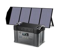 ALLPOWERS S2000 PRO Portable Power Station with 1x 140W Foldable Solar Panel, 1451Wh 2400W AC (Peak 4000W) Solar Generator, UPS Function Backup Battery Pack for Home Emergency Power Outdoor RV Camping