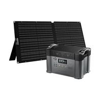 ALLPOWERS S2000 PRO Solar Generator with 100W Solar Panel SE100, 1451Wh Outdoor Generator, 2400W AC/100W USB-C Output, Fast Charging Portable Power Station for Home Backup Power Camping RVs Emergency