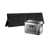 ALLPOWERS Solar Generator R1500 LITE with 200W Solar Panel,1056Wh Portable Power Station LiFePO4 Battery,1600W AC/100W USB-C Output, 0-80% in 40 Mins Fast Charge for Outdoor,Off-Grid,RV,Emergency