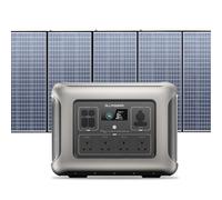 ALLPOWERS Solar Generator R2500 with 400W Solar Panel SP037 Included, 2016Wh Portable Power Station w/ 4 2500W AC Outlets, USB-C PD 100W Fast Charging Emergency Power for RVs, Camping, Power Outages