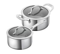 Kuhn Rikon Allround Stainless Steel 2-Piece Mixed Cookware Set - 16Cm Saucepan And 18Cm Casserole Pot