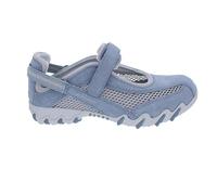 Allrounder NIRO 91/06 Trainers, Suede Leather with Open Mesh, Light Blue, Footbed for Changing Blue, blue, 8.5 UK