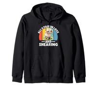 Alls Fair in Love and Shearing Sheep Zip Hoodie