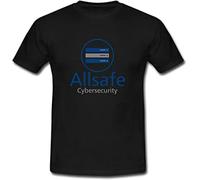 Allsafe Cybersecurity Logo Mr Robot Elliot Angela Moss Gideon T-Shirt Black