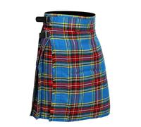 Allsafe Traders Men's 5 Yard Scottish Tartan Kilt, Highland Wedding Kilt, Macbeth, 38