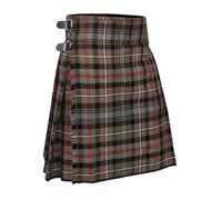 Allsafe Traders Men's 5 Yard Scottish Tartan Kilt, Highland Wedding Kilt, Mackenzie Weathered, 50