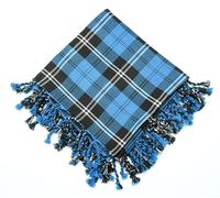Allsafe Traders Scottish Men's Kilt Tartan Fly Plaid, Blue Ramsay, Default