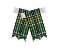 Allsafe Traders Scottish Tartan Kilt Flashes with Elastic Adjusters, Irish Heritage, One Size