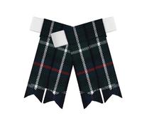 Allsafe Traders Scottish Tartan Kilt Flashes with Elastic Adjusters, Mackenzie