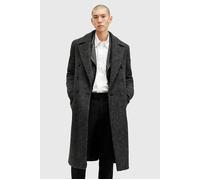 AllSaints Adler Coat Charcoal Grey size 34 | Double Breasted Coats Outlet | Men | Black 34
