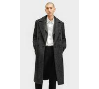 AllSaints Adler Coat Charcoal Grey size 38 | Double Breasted Coats Outlet | Men | Black 38