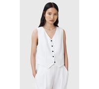 AllSaints Aleida Tri Waistcoat White size 10 | Vests Outlet | Women | White 10