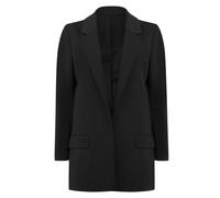AllSaints Aleida Women's Black Recycled Blazer - 10, BLACK