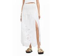 AllSaints Alex Emb Skirt Off White size 2 | Midi Skirts Outlet | Women | White 2