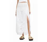 AllSaints Alex Emb Skirt Off White size 6 | Midi Skirts Outlet | Women | White 6