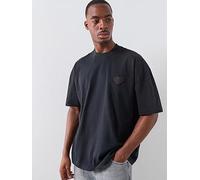 AllSaints All Saints Lovers Short Sleeve Crew Neck T-Shirt, Black, Size S, Men Black