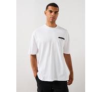 AllSaints All Saints Redact Short Sleeve Crew Neck T-Shirt, White, Size M, Men White