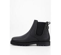 AllSaints All Saints Skiff Leather Chelsea Boot - Black, Black, Size 7, Men Black