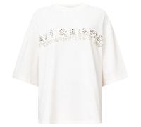 AllSaints Amelie Pearl Oversized T-shirt - S, OPTICWHT