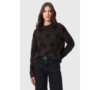 AllSaints Amora Jumper Oxblood Red/black size XS | Knitted Sweaters Outlet | Women | Red XS