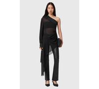 AllSaints Anaya Asym Top Black size 8 | Blouses Outlet | Women | Black 8