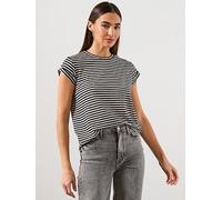 AllSaints Anna Stripe T-Shirt, Multi, Size Xs, Women Print